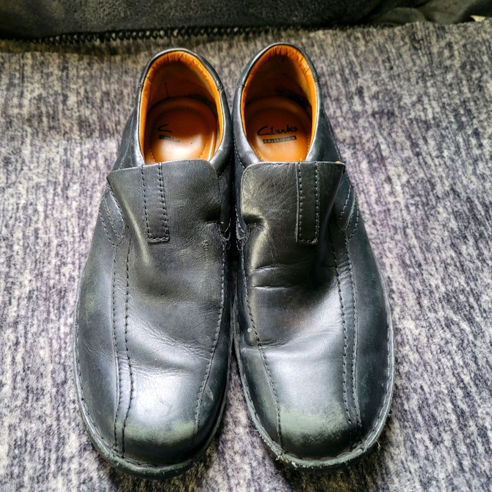 Clarks leather dress shoes